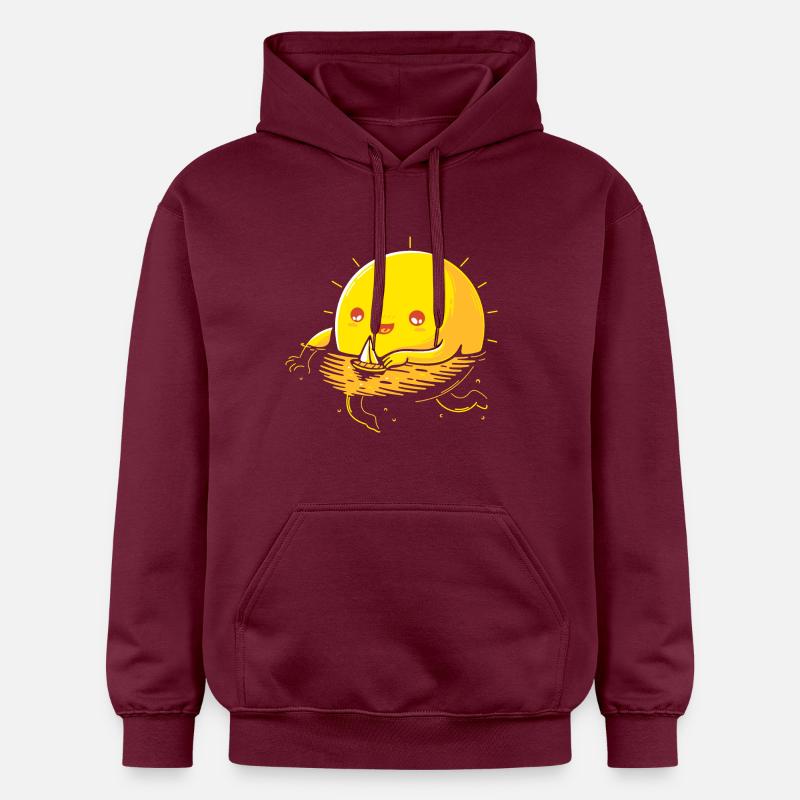 Soleil dans l’eau - Sweat à capuche Softstyle® Gildan Unisexe - maroon