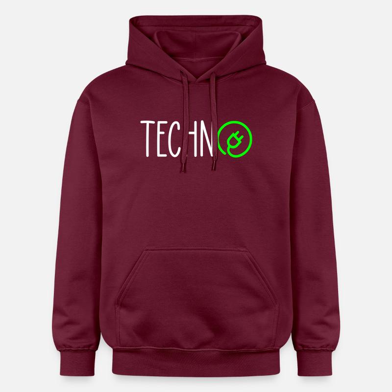 Charge techno - Sweat à capuche Softstyle® Gildan Unisexe - maroon