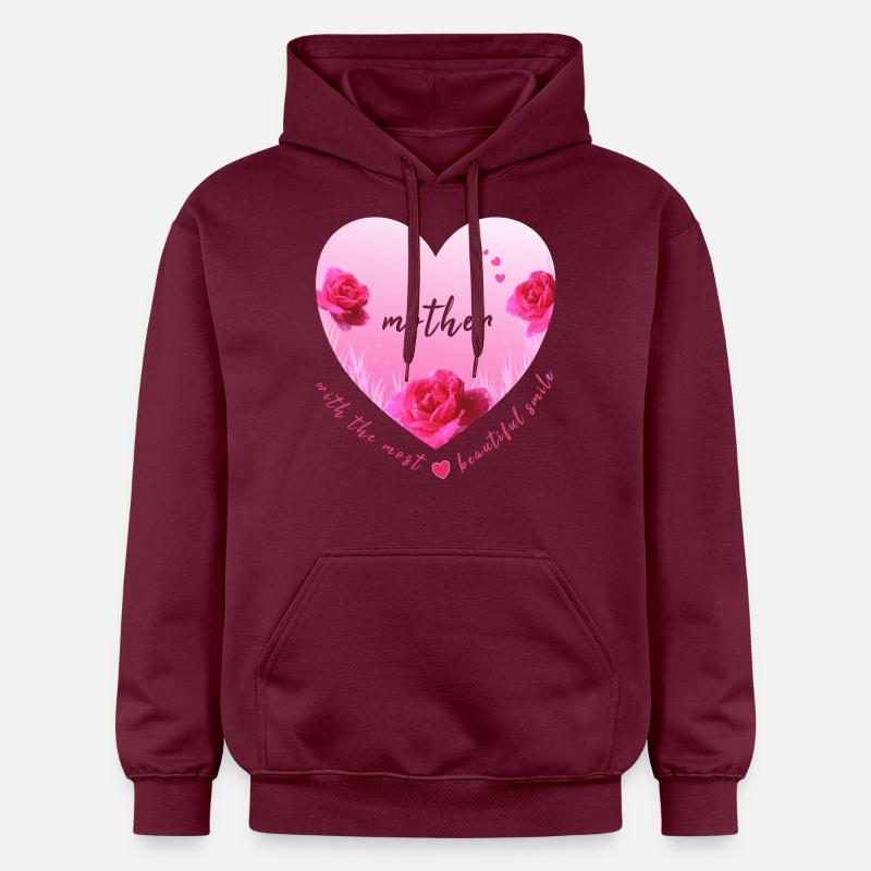 mère maman maman maman - Sweat à capuche Softstyle® Gildan Unisexe - maroon