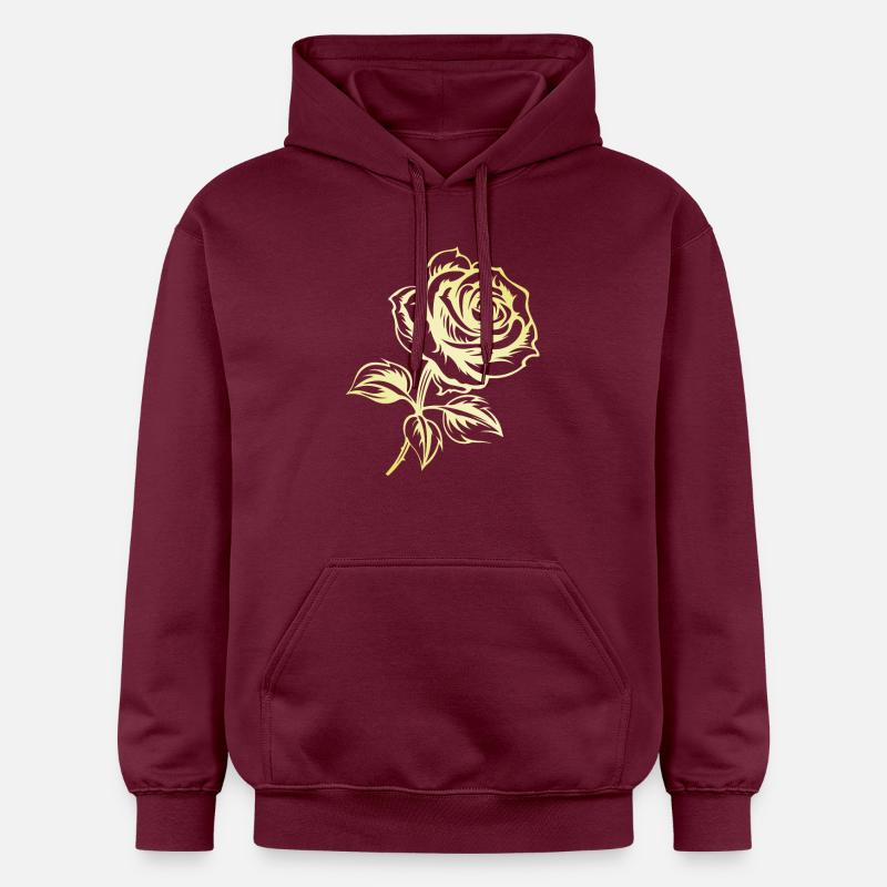 L’amour en or rose - Sweat à capuche Softstyle® Gildan Unisexe - maroon