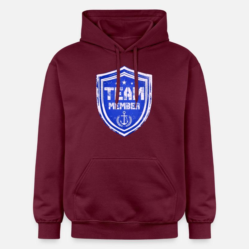 Équipier - Sweat à capuche Softstyle® Gildan Unisexe - maroon
