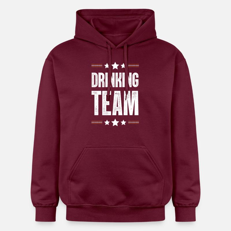 Équipe de boisson - Sweat à capuche Softstyle® Gildan Unisexe - maroon