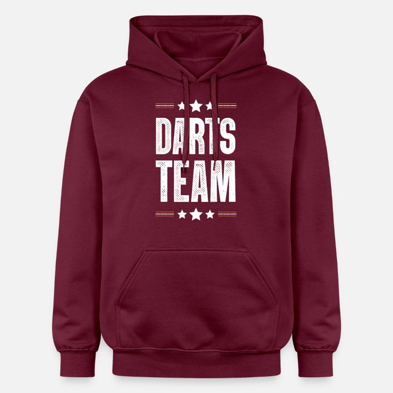 Équipe de fléchettes - Sweat à capuche Softstyle® Gildan Unisexe - maroon