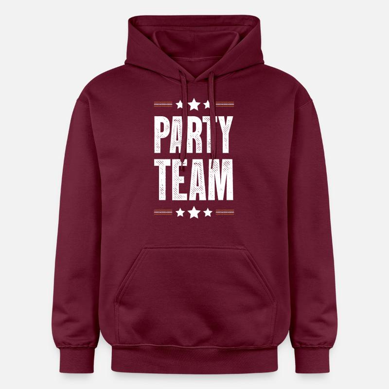 Équipe du parti - Sweat à capuche Softstyle® Gildan Unisexe - maroon