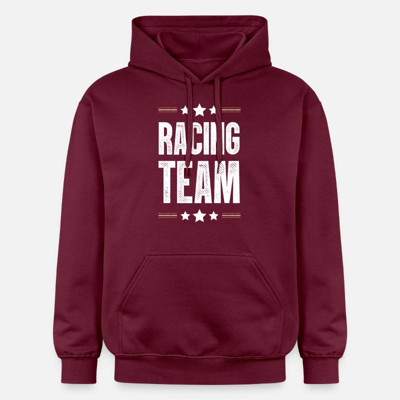 Équipe de course - Sweat à capuche Softstyle® Gildan Unisexe - maroon