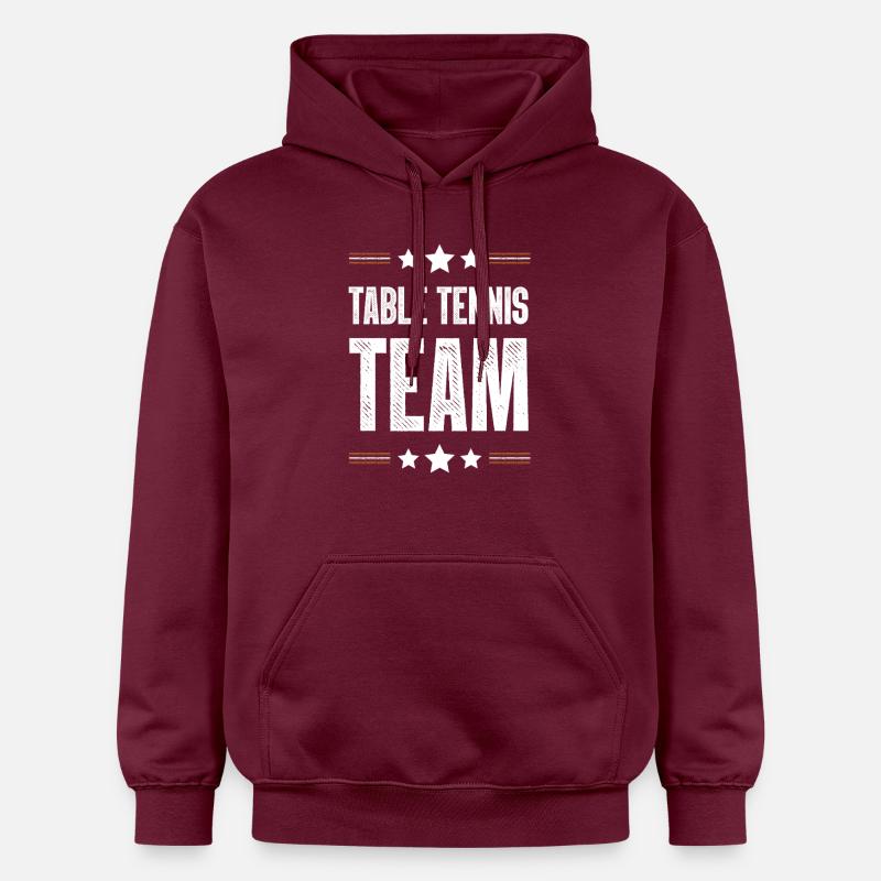 Equipe de tennis de table - Sweat à capuche Softstyle® Gildan Unisexe - maroon