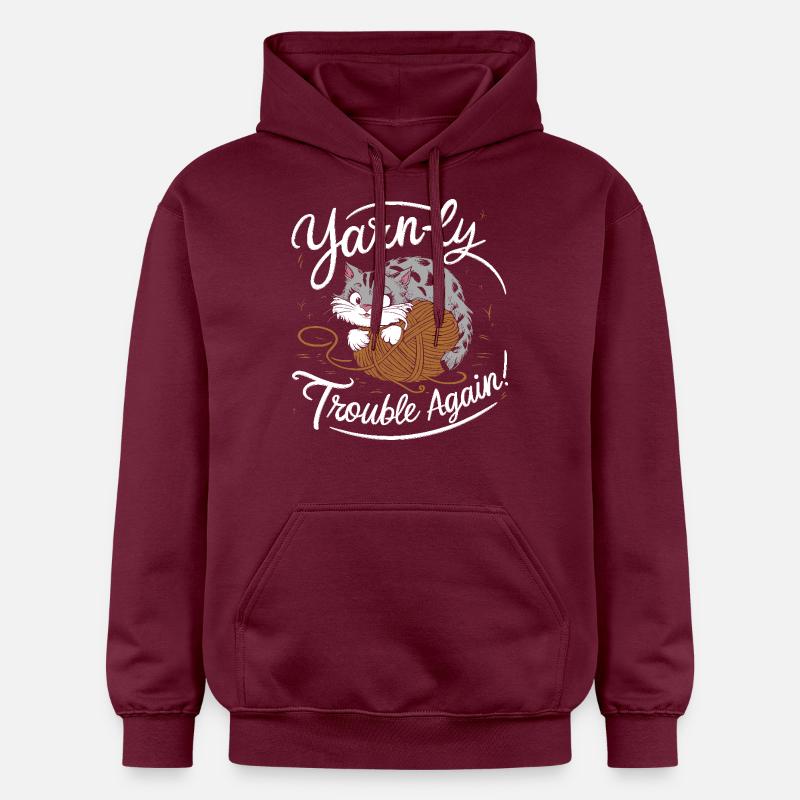 Problème de chat - Sweat à capuche Softstyle® Gildan Unisexe - maroon