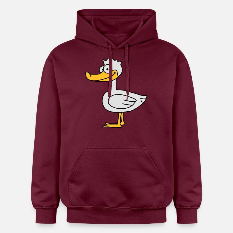 Duck - Sweat à capuche Softstyle® Gildan Unisexe - maroon