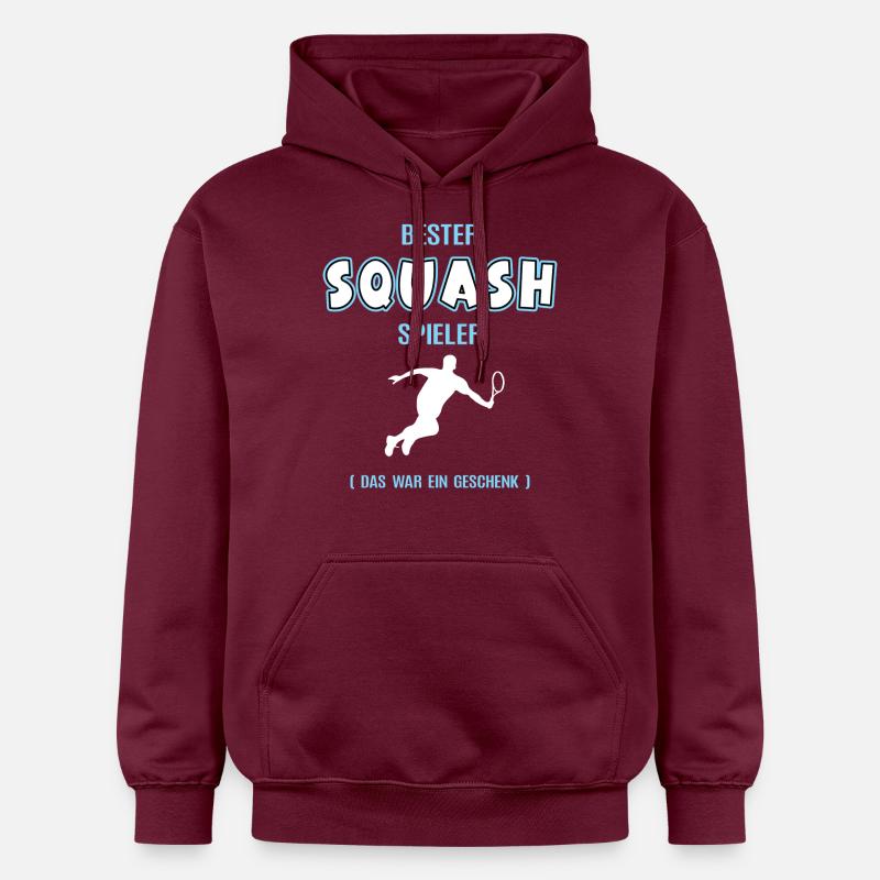 Bester Squash Spieler Squasher Squashspieler - Gildan Unisex Softstyle® Midweight Hoodie - Maroon