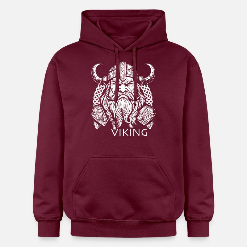 Wikinger - Gildan Unisex Softstyle® Midweight Hoodie - Maroon