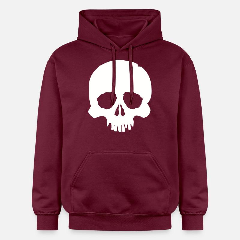 Crâne - Sweat à capuche Softstyle® Gildan Unisexe - maroon