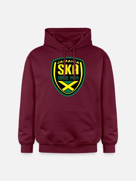 Ska Wappen_2 - Gildan Unisex Softstyle® Midweight Hoodie - maroon
