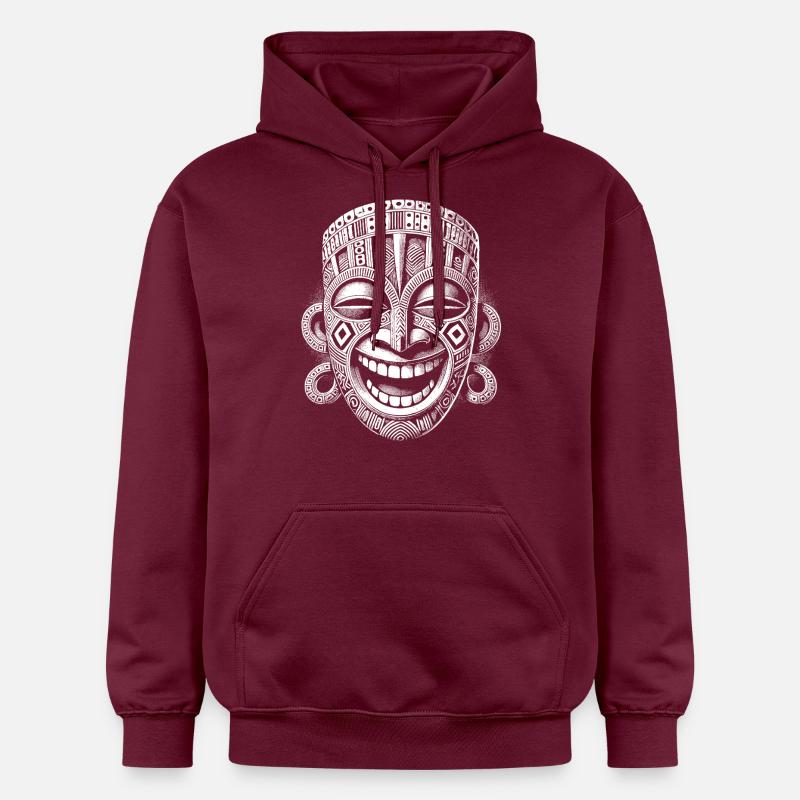 Masque - Sweat à capuche Softstyle® Gildan Unisexe - maroon