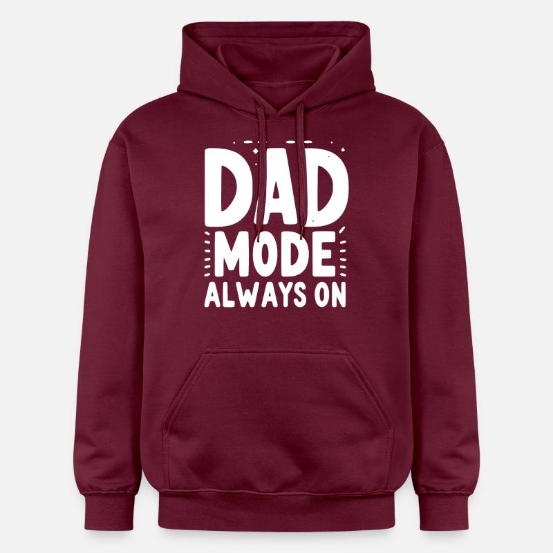 Mode papa toujours activé - Sweat à capuche Softstyle® Gildan Unisexe - maroon