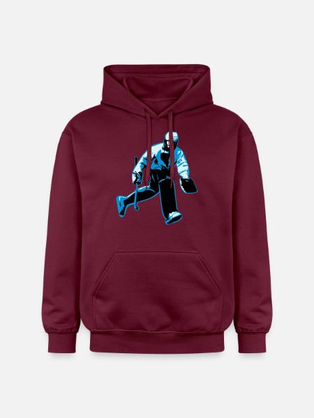 Feldhockey-Torwart - Gildan Unisex Softstyle® Midweight Hoodie - Maroon