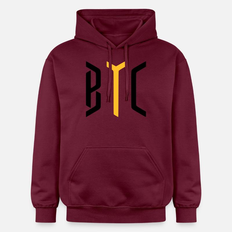 BITCOIN / BTC / CRYPTOCURRENCIES / CRYPTOS - Gildan Unisex Softstyle® Midweight Hoodie - maroon
