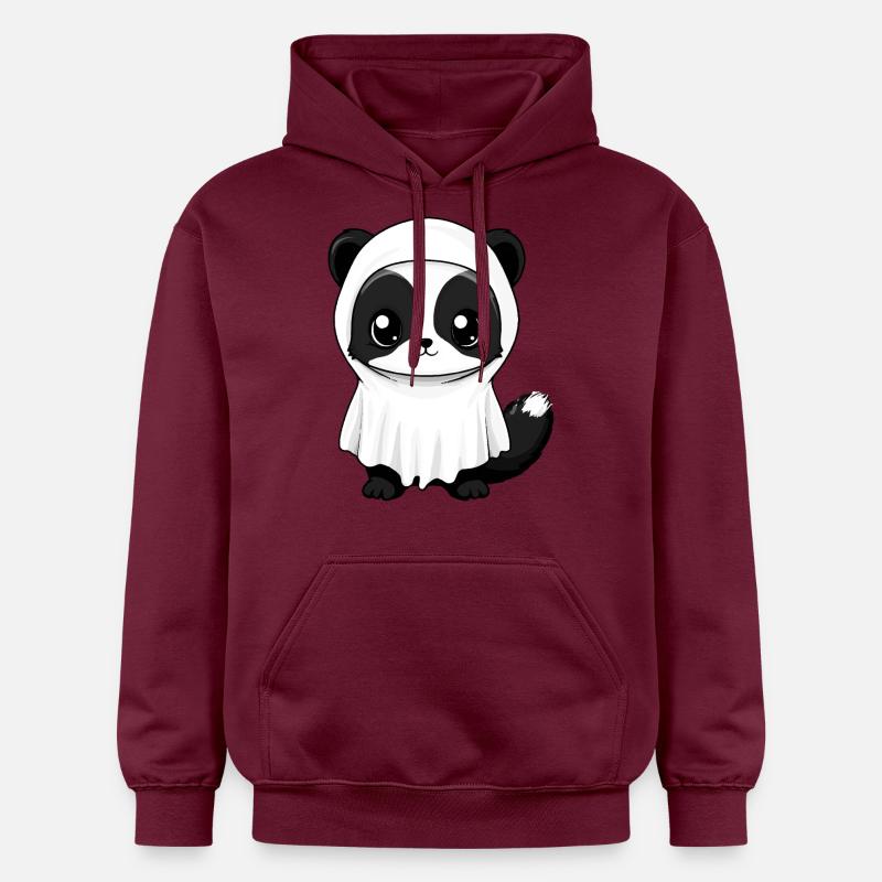 Skunk Halloween Comic Ghost - Sweat à capuche Softstyle® Gildan Unisexe - maroon