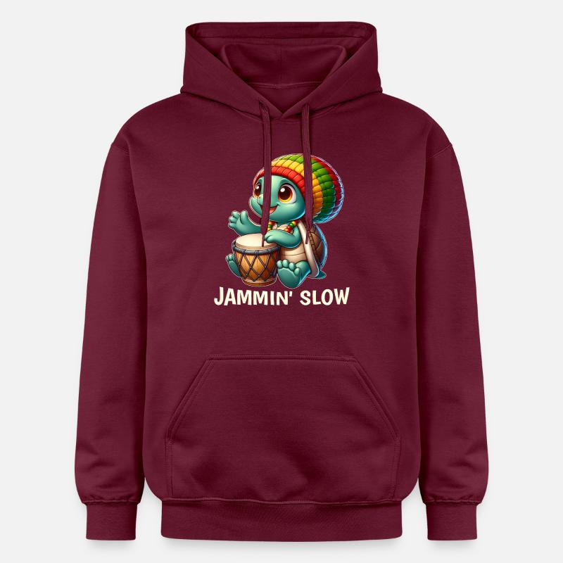 Tortue Reggae - Sweat à capuche Softstyle® Gildan Unisexe - maroon