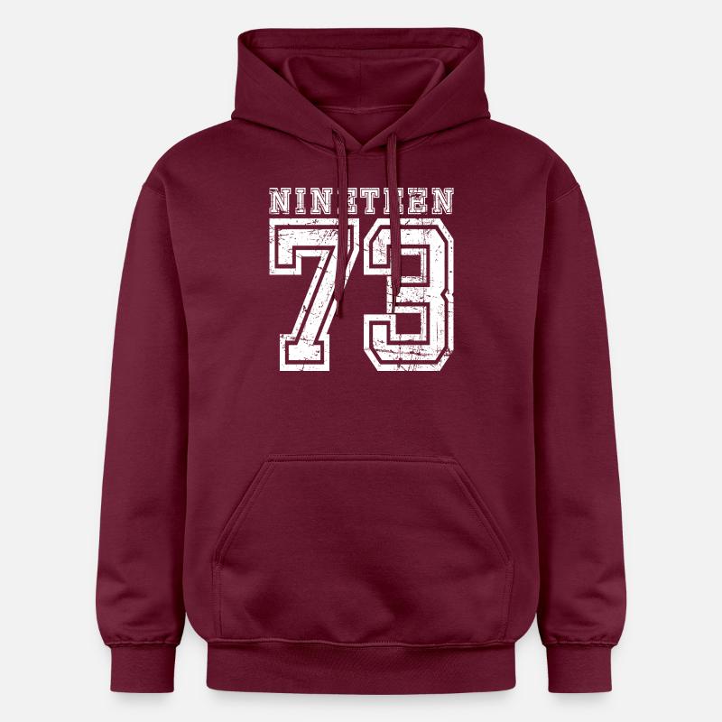 1973 NINETEEN - Sweat à capuche Softstyle® Gildan Unisexe - maroon