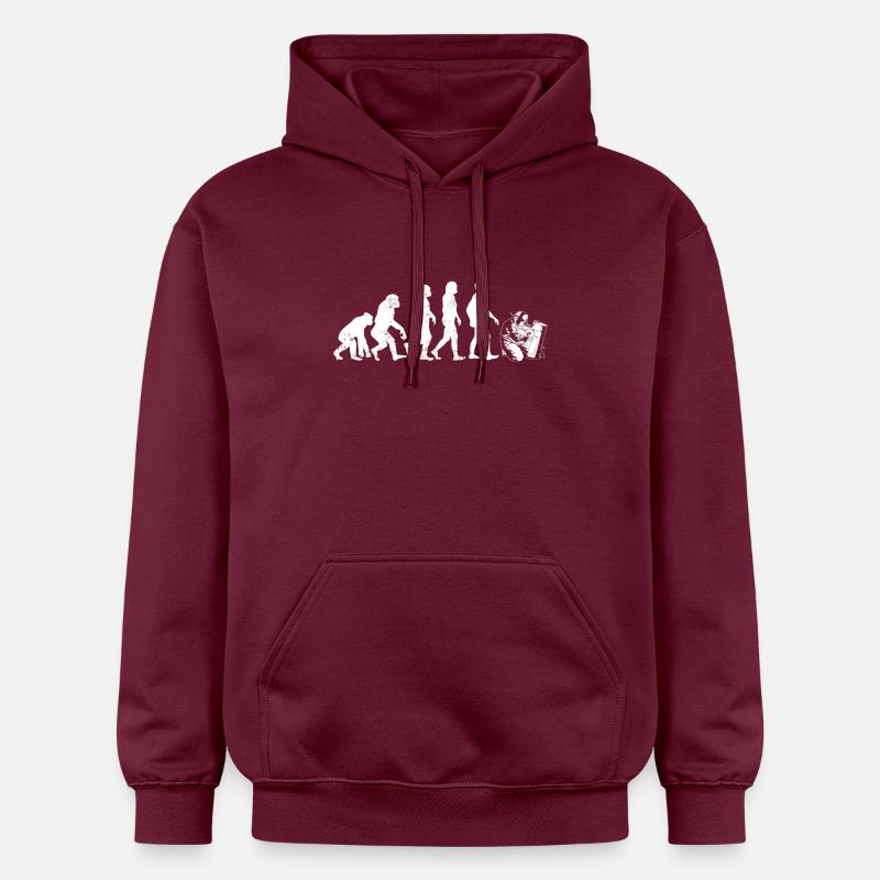 Soudeurs profession soudage évolution, travail, - Sweat à capuche Softstyle® Gildan Unisexe - maroon