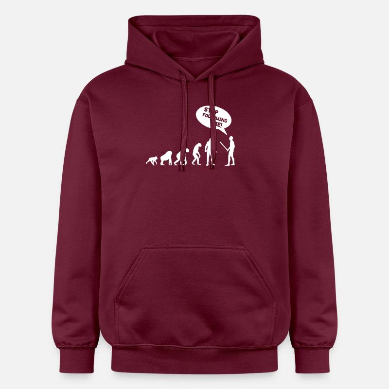 EVOLUTION - Gildan luvtröja unisex Softstyle® Midweight - Maroon