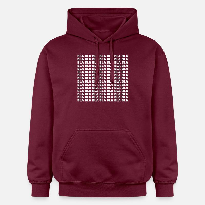 BlaBlaBla - Sweat à capuche Softstyle® Gildan Unisexe - maroon