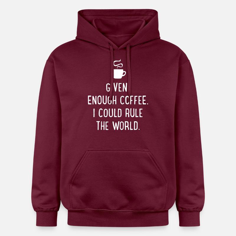 Café - Sweat à capuche Softstyle® Gildan Unisexe - maroon