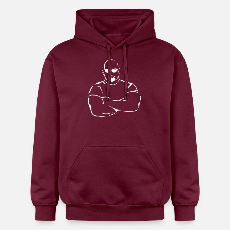 Da Bouncer - Blanc - Sweat à capuche Softstyle® Gildan Unisexe - maroon