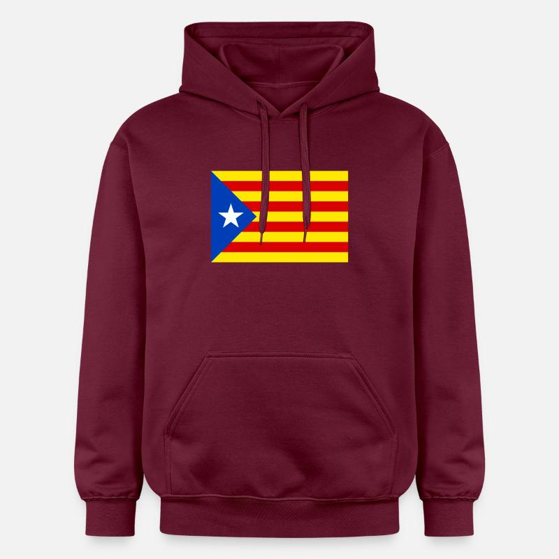 drapeau catalan - Sweat à capuche Softstyle® Gildan Unisexe - maroon