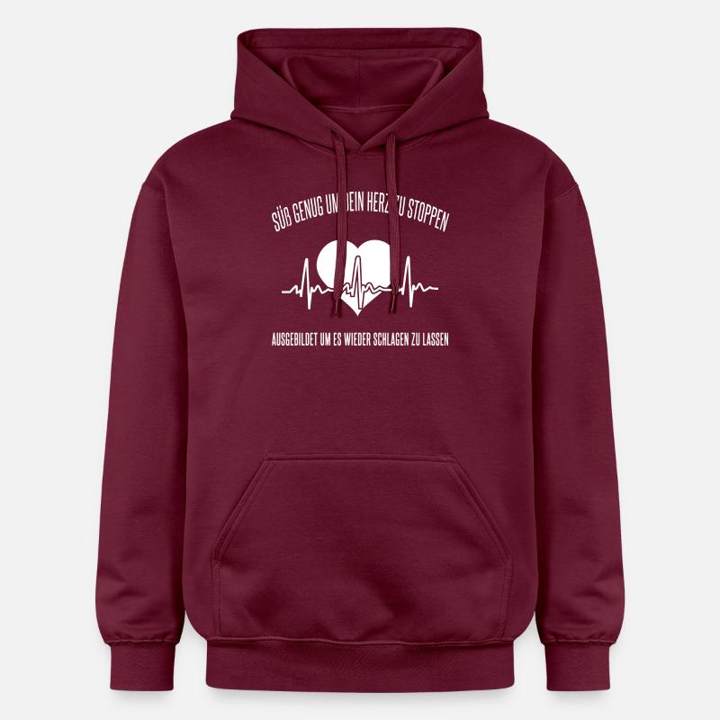 infirmière - Sweat à capuche Softstyle® Gildan Unisexe - maroon