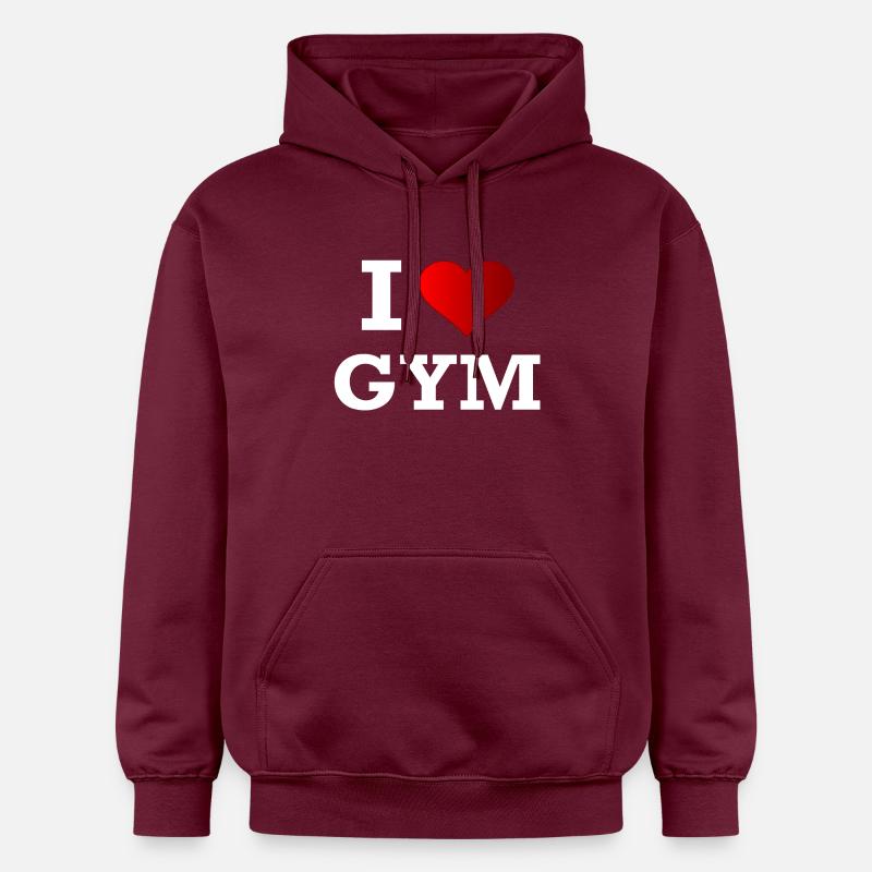 J'AIME GYM - Sweat à capuche Softstyle® Gildan Unisexe - maroon
