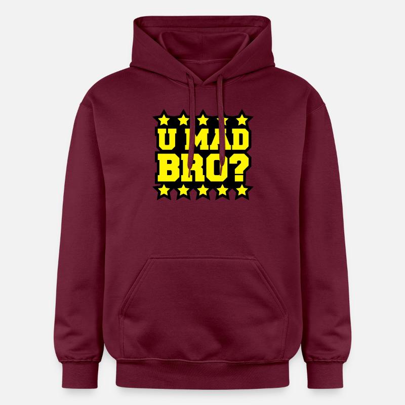 u_mad_bro_c2 - Sweat à capuche Softstyle® Gildan Unisexe - maroon