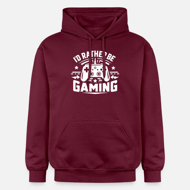 Je préfère jouer - Sweat à capuche Softstyle® Gildan Unisexe - maroon