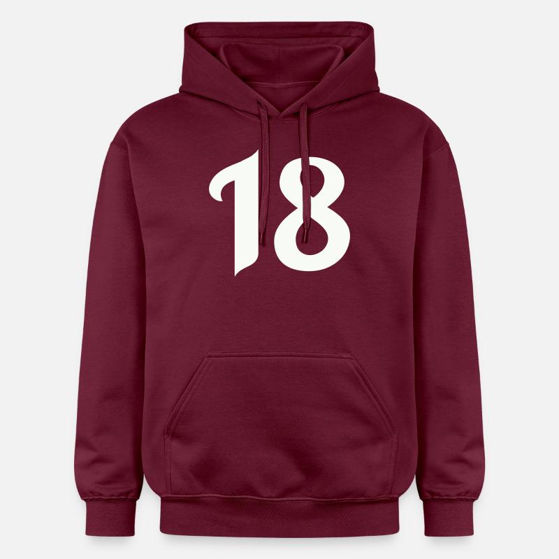 18 - Sweat à capuche Softstyle® Gildan Unisexe - maroon