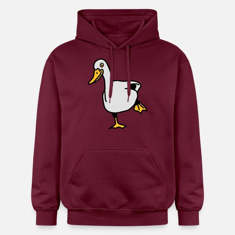 duck - Sweat à capuche Softstyle® Gildan Unisexe - maroon
