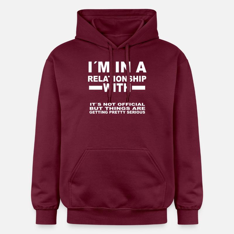 PERSONALIZABLE present birthday relationship mi - Gildan Unisex Softstyle® Midweight Hoodie - maroon
