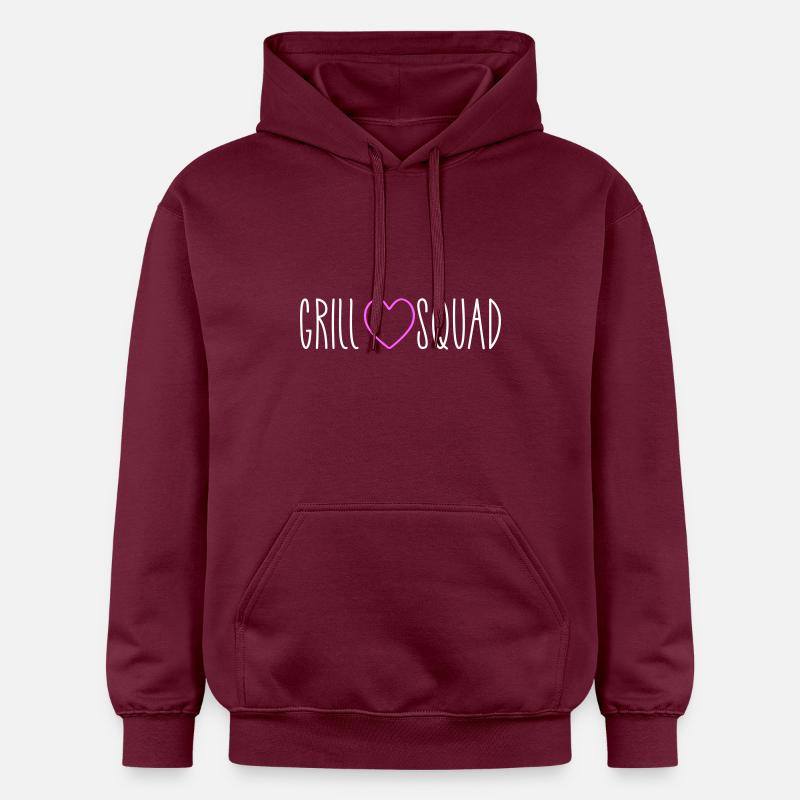 Grill Squad Coeur - Sweat à capuche Softstyle® Gildan Unisexe - maroon