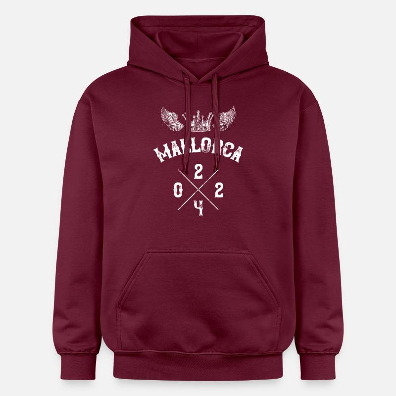 Couronne de Majorque 2024 - Sweat à capuche Softstyle® Gildan Unisexe - maroon
