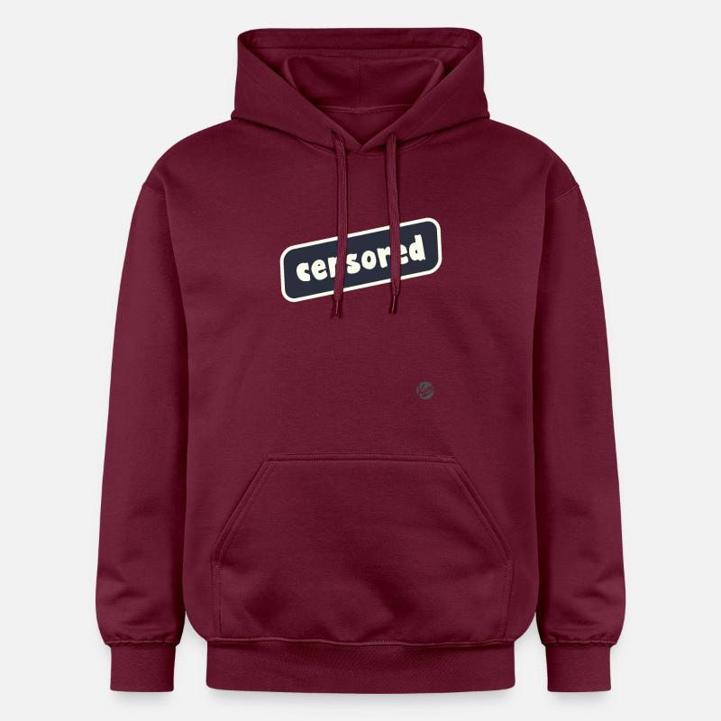 Censuré - Sweat à capuche Softstyle® Gildan Unisexe - maroon