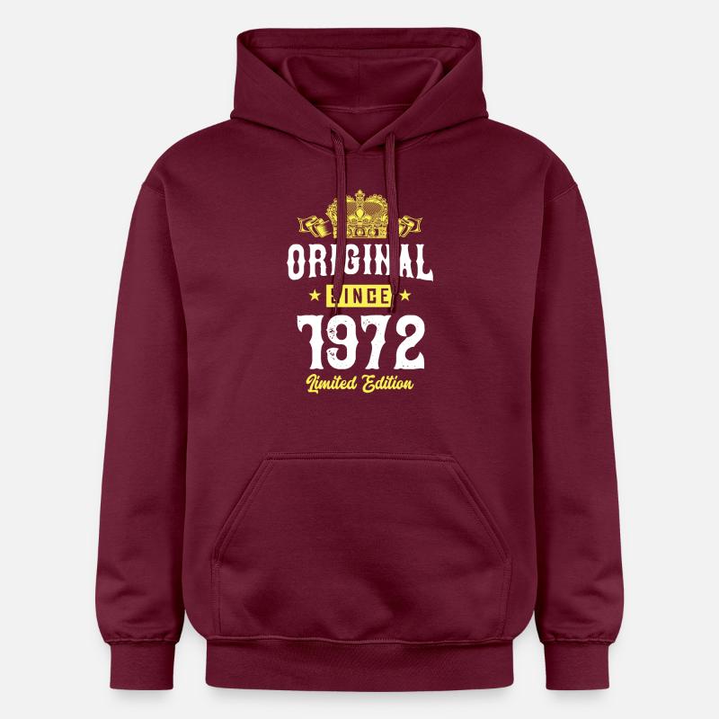 1972 Édition limitée - Sweat à capuche Softstyle® Gildan Unisexe - maroon