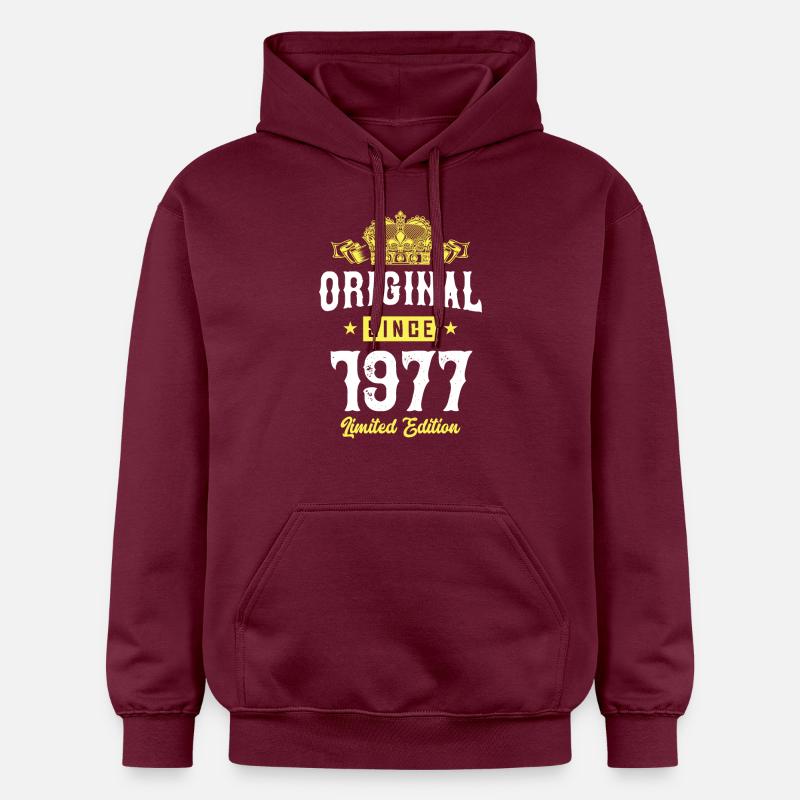 1977 Édition limitée - Sweat à capuche Softstyle® Gildan Unisexe - maroon