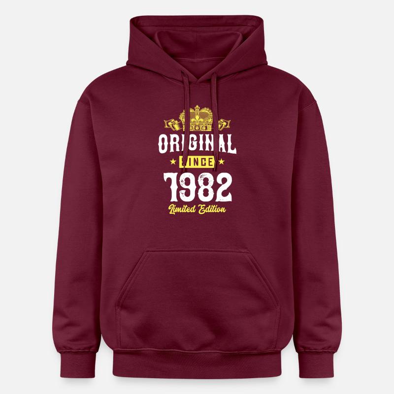 1982 Édition limitée - Sweat à capuche Softstyle® Gildan Unisexe - maroon