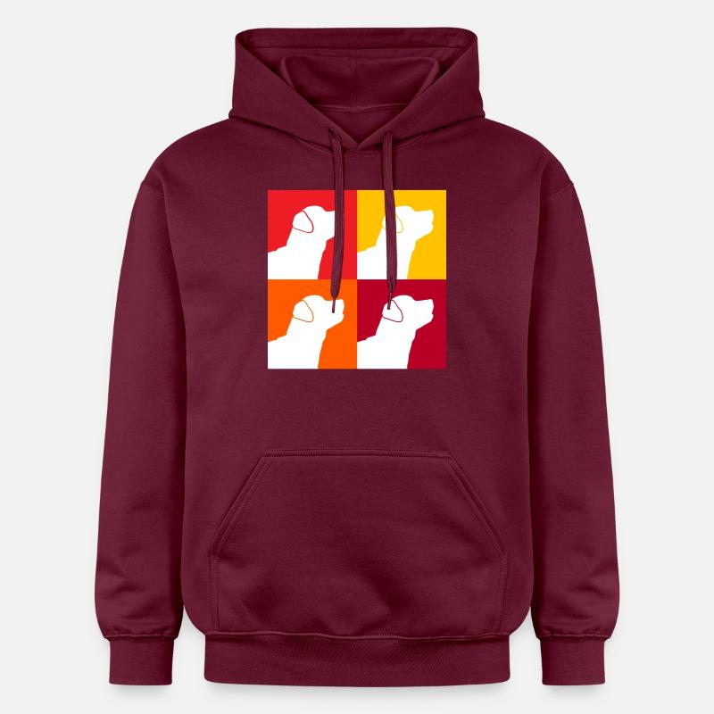 Labrador - Sweat à capuche Softstyle® Gildan Unisexe - maroon