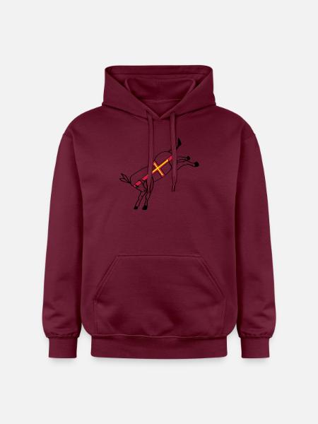 guernseydonkey - Gildan Unisex Softstyle® Midweight Hoodie - maroon