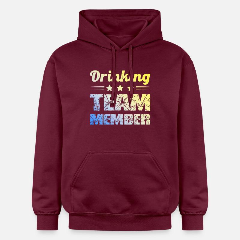 Équipe de boisson - Sweat à capuche Softstyle® Gildan Unisexe - maroon