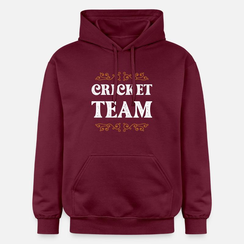 Équipe de cricket - Sweat à capuche Softstyle® Gildan Unisexe - maroon