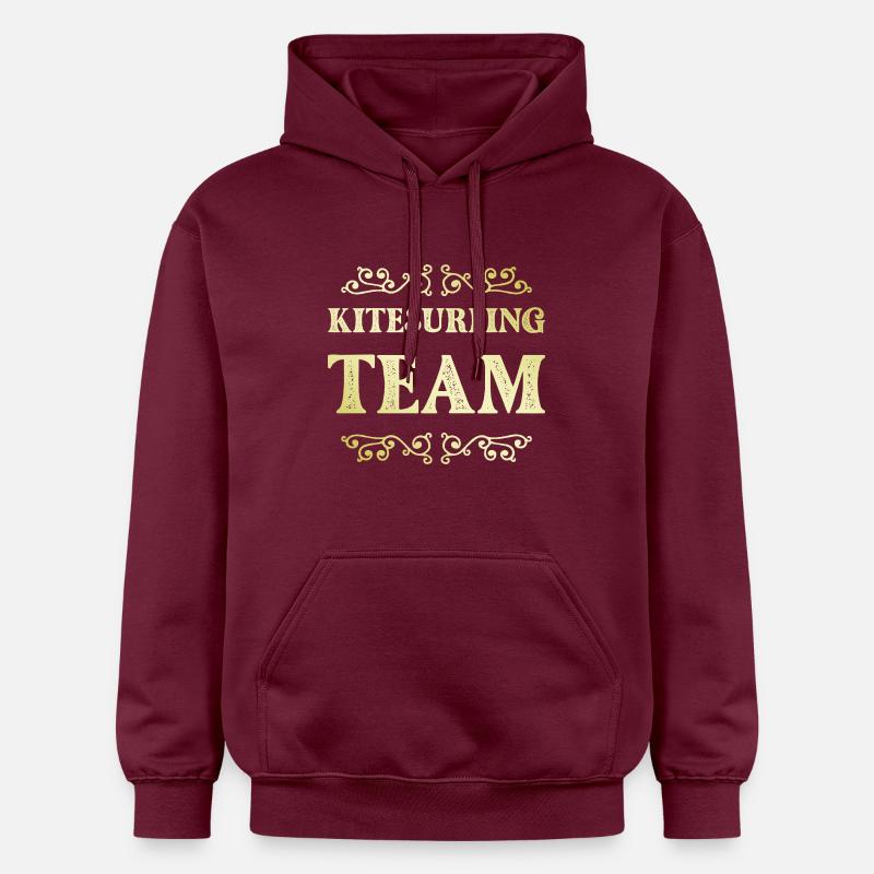 Équipe de kitesurf - Sweat à capuche Softstyle® Gildan Unisexe - maroon