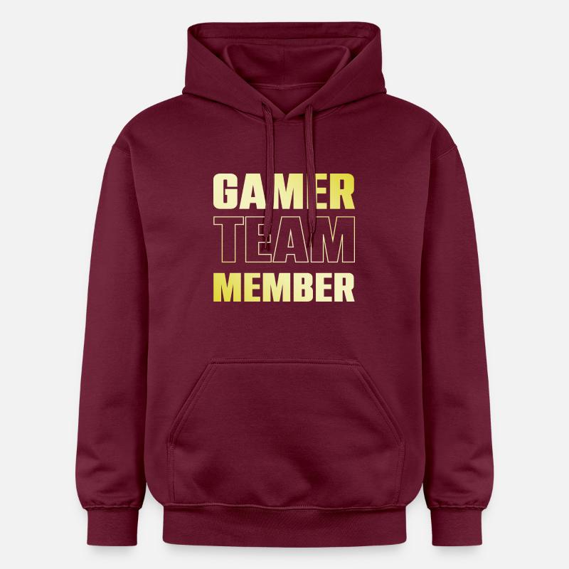 Équipe de joueurs - Sweat à capuche Softstyle® Gildan Unisexe - maroon