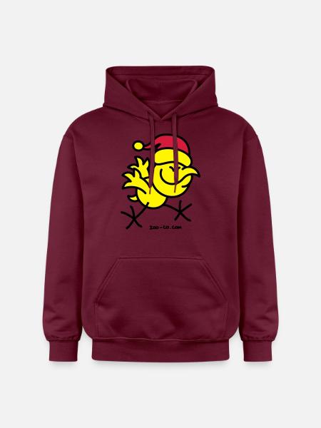 Merry Christmas Chicken - Gildan Unisex Softstyle® Midweight Hoodie - maroon