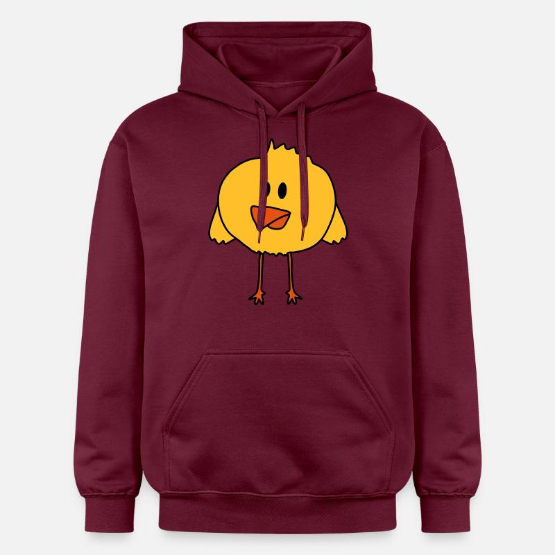 Cute Chick Bird - Sweat à capuche Softstyle® Gildan Unisexe - maroon